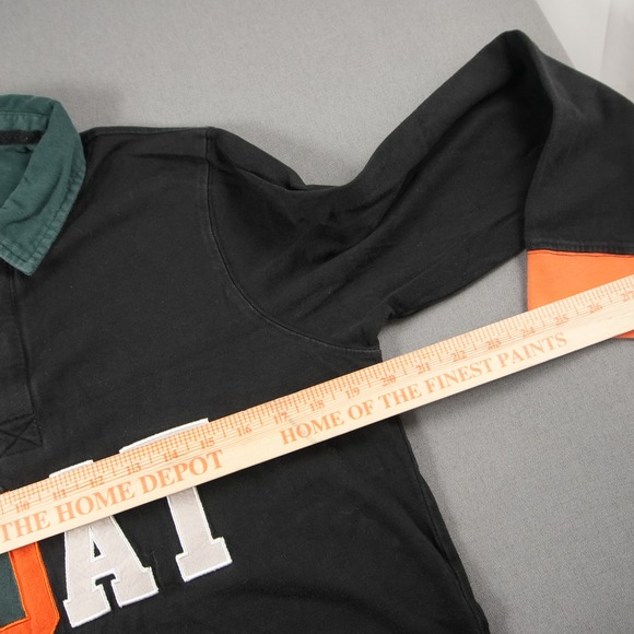 Y2K Rugby Long Sleeve Polo Color Block Cornerstore Bodega Shirt Mens S GOAT - Picture 7 of 11